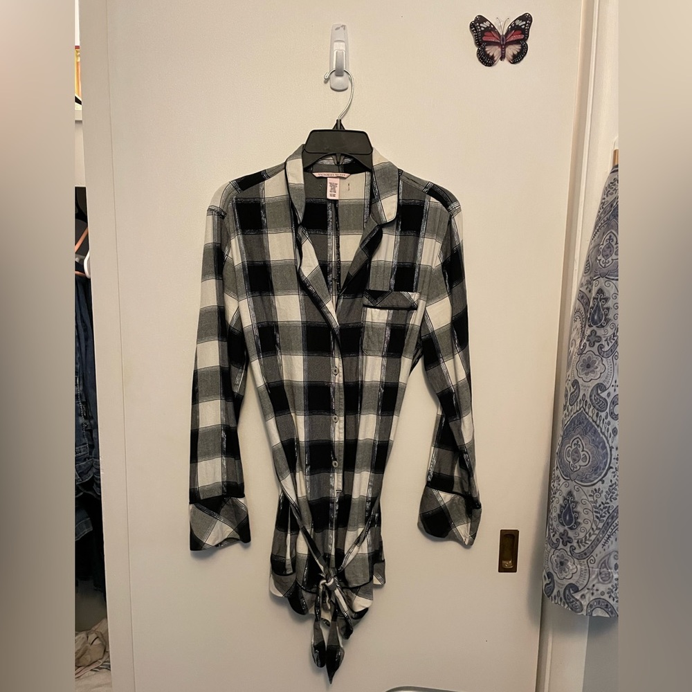 Warm flannel VS Romper in size small